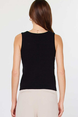 Madison Knit Cropped Tank Sweater - Premium clothing at Lonnys NY - Just $62! Shop Womens clothing now