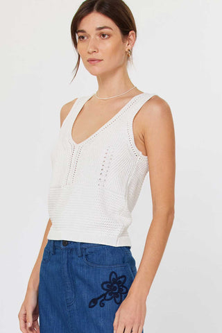 Madison Knit Cropped Tank Sweater - Premium clothing at Lonnys NY - Just $62! Shop Womens clothing now