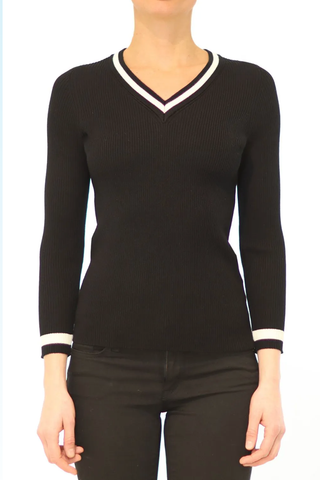 Lonnys Ribbed Pullover - Premium clothing at Lonnys NY - Just $98! Shop Womens clothing now