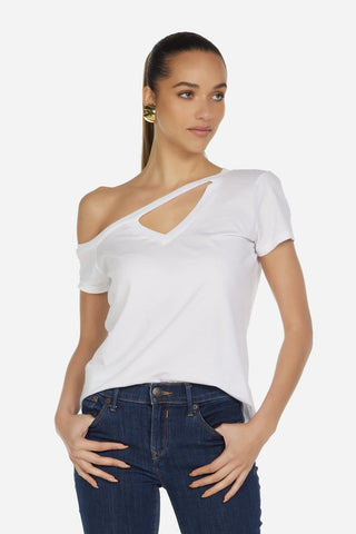 Michael Lauren Zire Keyhole Top - Premium clothing at Lonnys NY - Just $75! Shop Womens clothing now