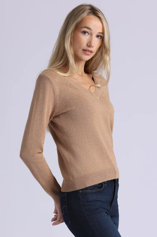 Minnie Rose Power Shoulder Long Sleeve