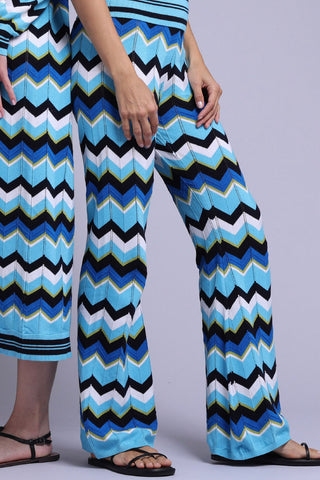 Minnie Rose Chevron Pointelle Pants - Premium clothing at Lonnys NY - Just $322! Shop Womens clothing now