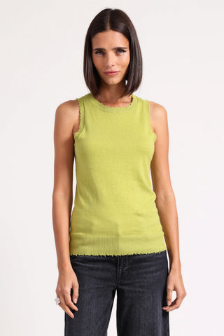 Minnie Rose Frayed Tank - Premium clothing at Lonnys NY - Just $104! Shop Womens clothing now