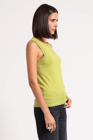 Minnie Rose Frayed Tank - Premium clothing at Lonnys NY - Just $104! Shop Womens clothing now
