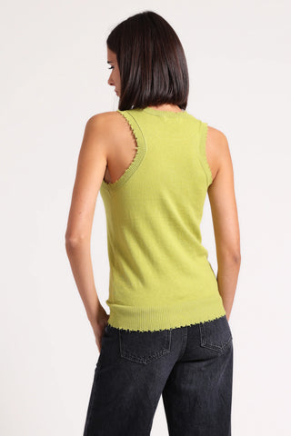 Minnie Rose Frayed Tank - Premium clothing at Lonnys NY - Just $104! Shop Womens clothing now
