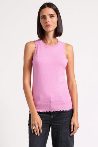 Minnie Rose Frayed Tank - Premium clothing at Lonnys NY - Just $104! Shop Womens clothing now