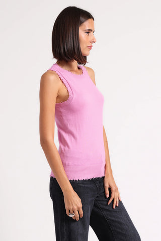 Minnie Rose Frayed Tank - Premium clothing at Lonnys NY - Just $104! Shop Womens clothing now