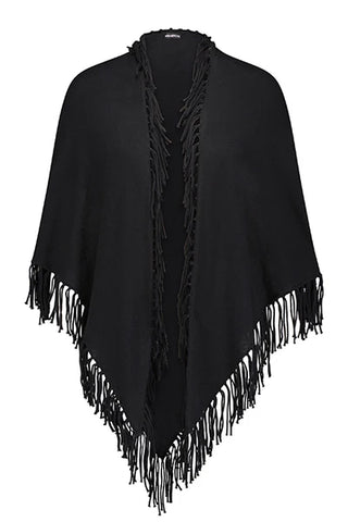Minnie Rose Fringe Shawl - Premium clothing at Lonnys NY - Just $180! Shop Womens clothing now