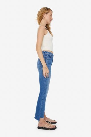 Mother The Insider Crop Step Fray - Premium Jeans at Lonnys NY - Just $238! Shop Womens clothing now