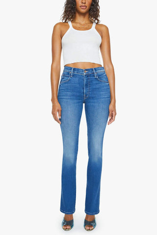 Mother Denim Mid Rise Smokin Double Sneak Jeans - Premium clothing at Lonnys NY - Just $238! Shop Womens clothing now