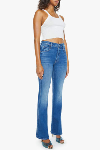 Mother Denim Mid Rise Smokin Double Sneak Jeans - Premium clothing at Lonnys NY - Just $238! Shop Womens clothing now