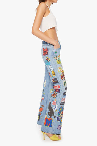 Mother Denim Bookie Sneak Patch Jeans