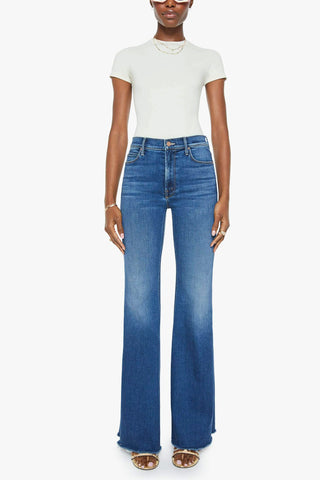 Mother Doozy Fray Jeans in Scorchin' Hot