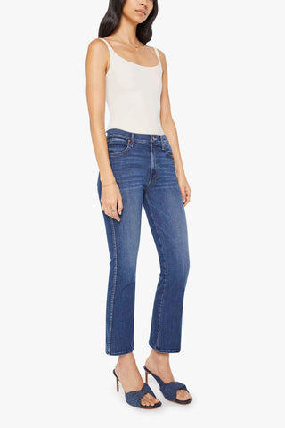 Mother Mid Rise Smokin' Double Flood Jeans