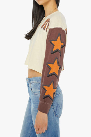 Mother Dugout Scoop Crop - Premium clothing at Lonnys NY - Just $185! Shop Womens clothing now