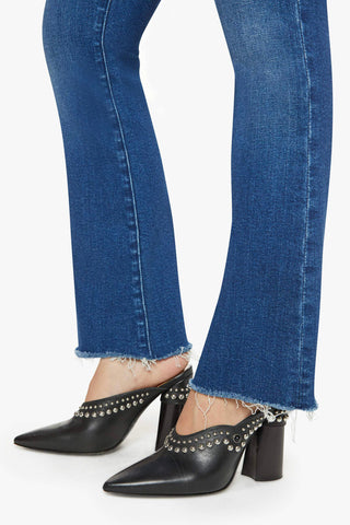 Mother Lil Hustler Flood Frayed Jeans - Premium clothing at Lonnys NY - Just $238! Shop Womens clothing now