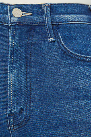 Mother Lil Hustler Flood Frayed Jeans - Premium clothing at Lonnys NY - Just $238! Shop Womens clothing now