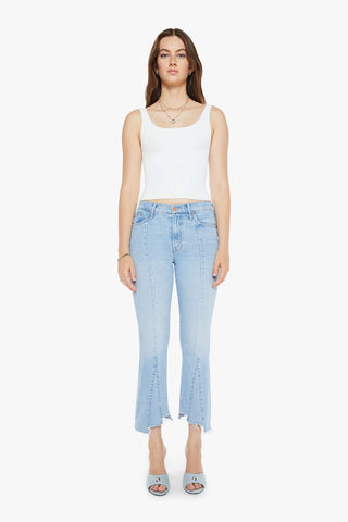 Mother Insider Crop Pointy Fray Jeans - Premium clothing at Lonnys NY - Just $278! Shop Womens clothing now