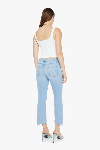 Mother Insider Crop Pointy Fray Jeans - Premium clothing at Lonnys NY - Just $278! Shop Womens clothing now