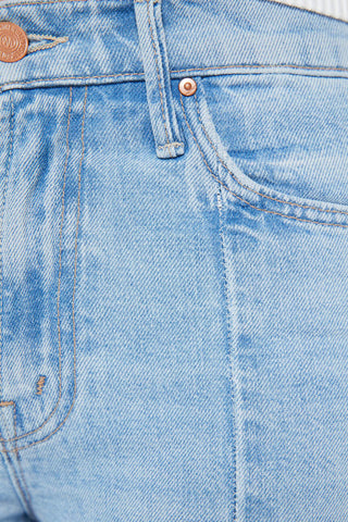 Mother Insider Crop Pointy Fray Jeans - Premium clothing at Lonnys NY - Just $278! Shop Womens clothing now