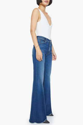 Mother Lil Doozy Fray Jeans in Scorchin' Hot