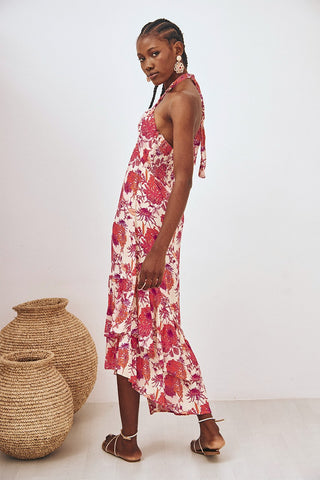 NKN Asymmetrical Halter Dress - Premium clothing at Lonnys NY - Just $145! Shop Womens clothing now