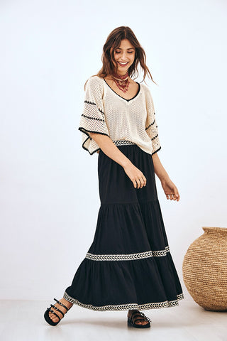 NKN Kerala Oversize Short Sleeve Sweater - Premium clothing at Lonnys NY - Just $90! Shop Womens clothing now