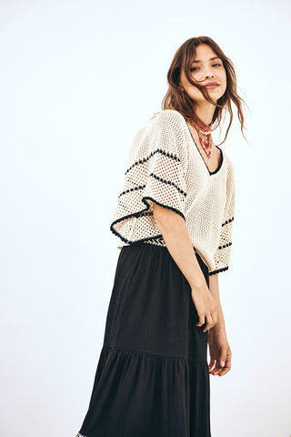 NKN Kerala Oversize Short Sleeve Sweater - Premium clothing at Lonnys NY - Just $90! Shop Womens clothing now
