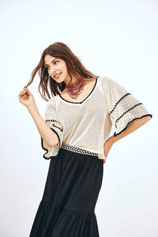 NKN Kerala Oversize Short Sleeve Sweater - Premium clothing at Lonnys NY - Just $90! Shop Womens clothing now