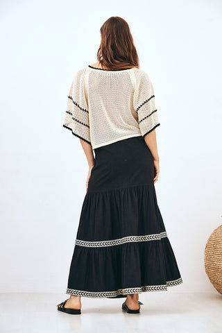 NKN Kerala Oversize Short Sleeve Sweater - Premium clothing at Lonnys NY - Just $90! Shop Womens clothing now