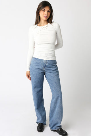 Olivaceous Abbey Long Sleeve Top