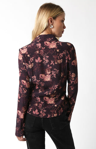 Olivaceous Angela Floral Shirt - Premium clothing at Lonnys NY - Just $59! Shop Womens clothing now