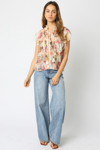 Olivaceous Eliza Floral Blouse - Premium clothing at Lonnys NY - Just $55! Shop Womens clothing now