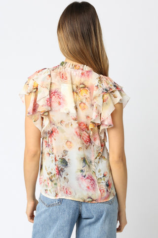 Olivaceous Eliza Floral Blouse - Premium clothing at Lonnys NY - Just $55! Shop Womens clothing now