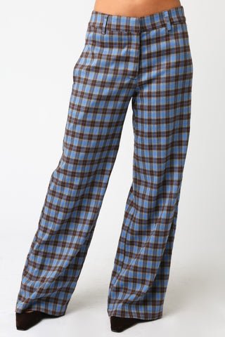 Olivaceous Monica Gingham Pants