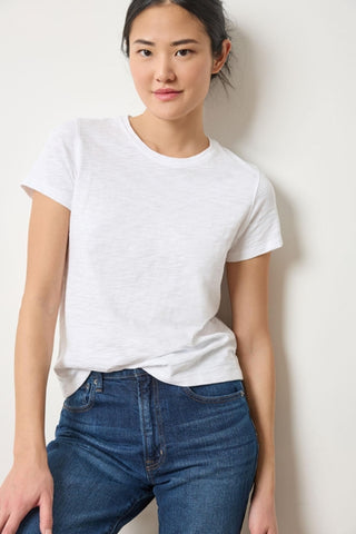 Lilla P S/S Back Seam Crewneck Tee