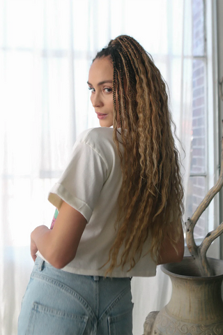 People of Leisure Rolling Stones Pop Art Tee - Premium clothing at Lonnys NY - Just $88! Shop Womens clothing now