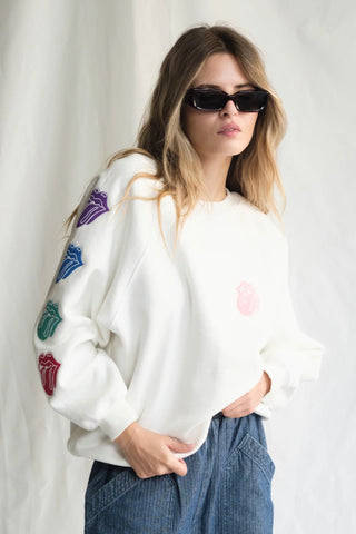 Rolling Stones Shes A Rainbow Sweatshirt