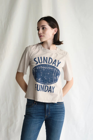 People of Leisure Sunday Funday Football Tee