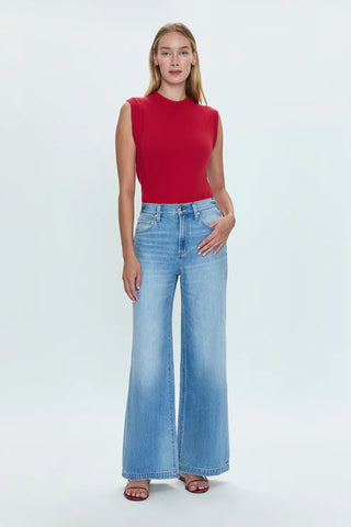 Pistola Jadyn Low Slung Palazzo Jeans - Premium clothing at Lonnys NY - Just $178! Shop Womens clothing now