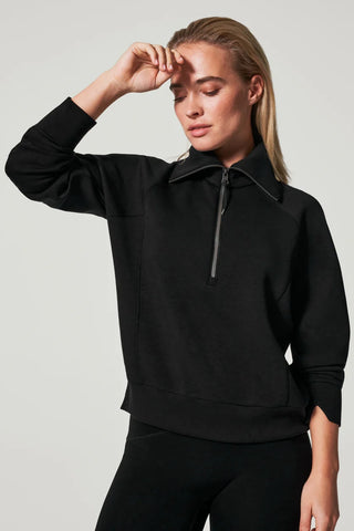 Spanx Air Essentials Half Zip Pullover - Premium clothing at Lonnys NY - Just $128! Shop Womens clothing now