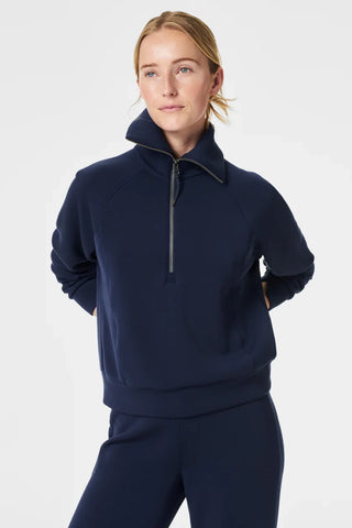 Spanx Air Essentials Half Zip Pullover - Premium clothing at Lonnys NY - Just $128! Shop Womens clothing now