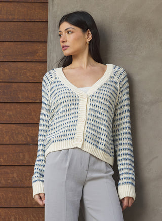 Stitches + Stripes Dopper Cardigan
