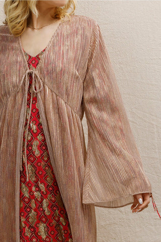 Talk to Angels Sheer Shimmer Kimono
