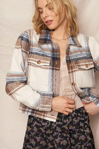 Talk to Angels Plaid Jacket