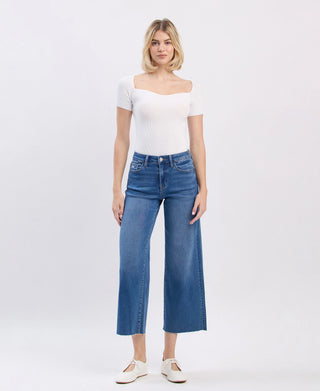 Vervet Aileeah Super Soft Slim Wide Leg Jeans