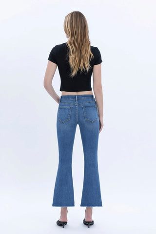 Vervet Allison Super Soft Mid Rise Crop Jeans