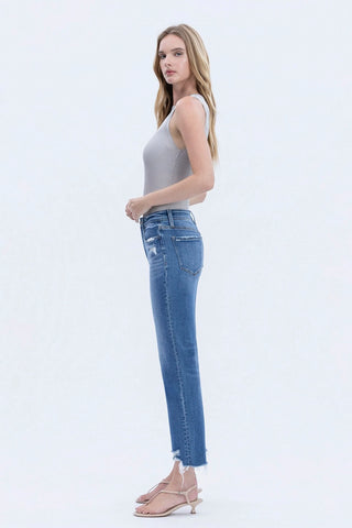 Vervet Cropped Straight Leg Jeans