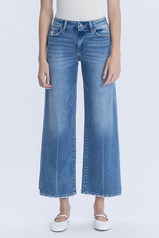 Vervet Wide Leg Side Panel Jeans