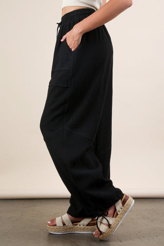 VeryJ Wide Leg Gauze Pants - Premium clothing at Lonnys NY - Just $64! Shop Womens clothing now